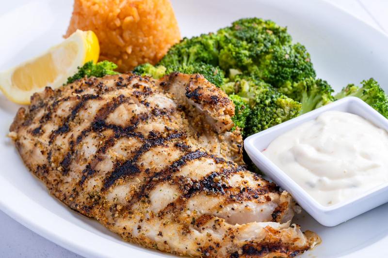 Grilled grouper or snapper