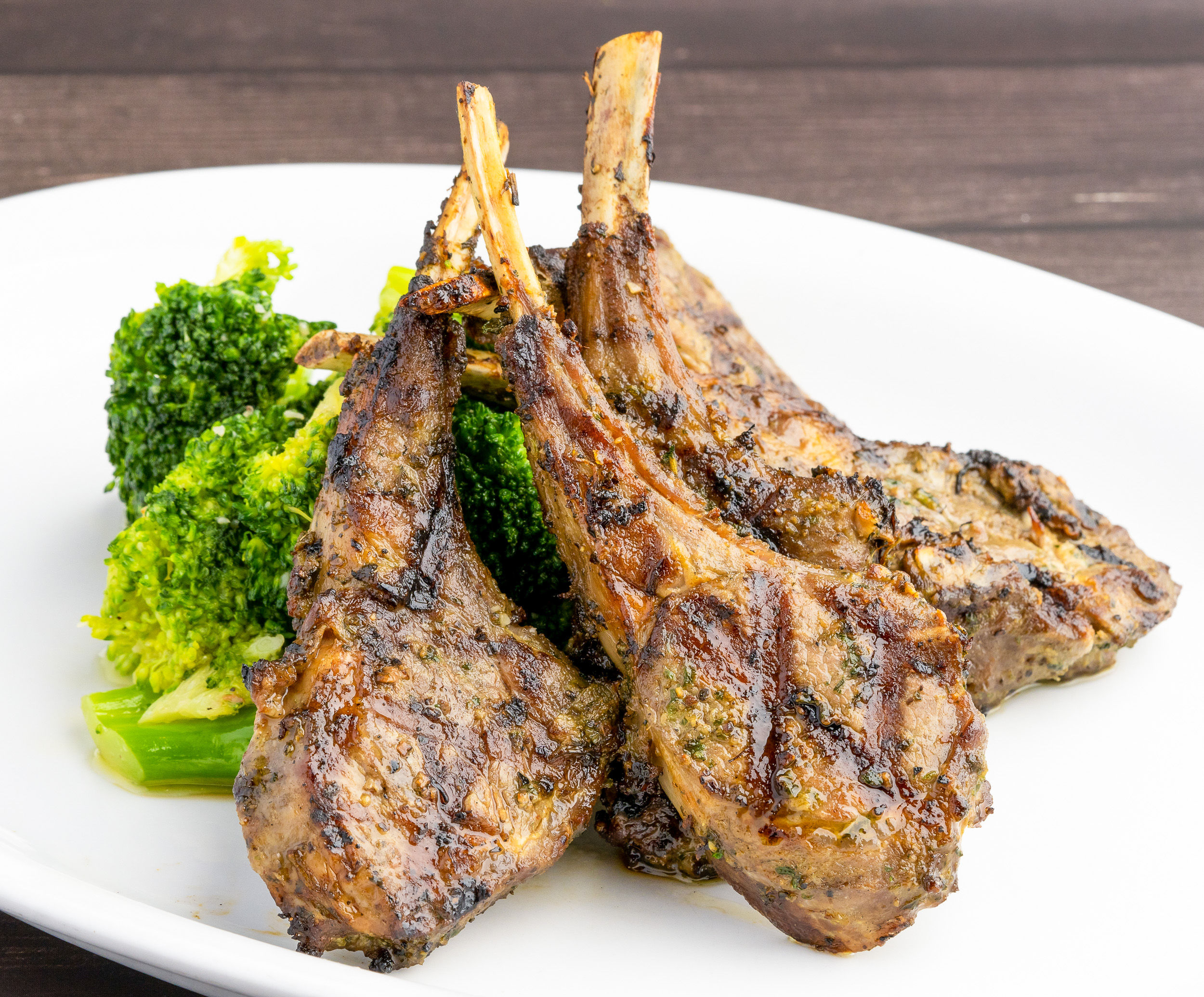 New Zealand lamb chops — Sami's signature dish