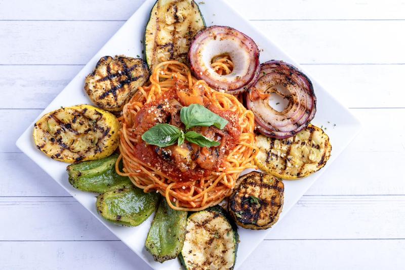 Grilled vegetable platter