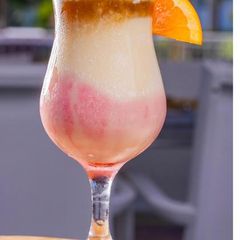 Pina colada at the Sami's bar on Marco Island